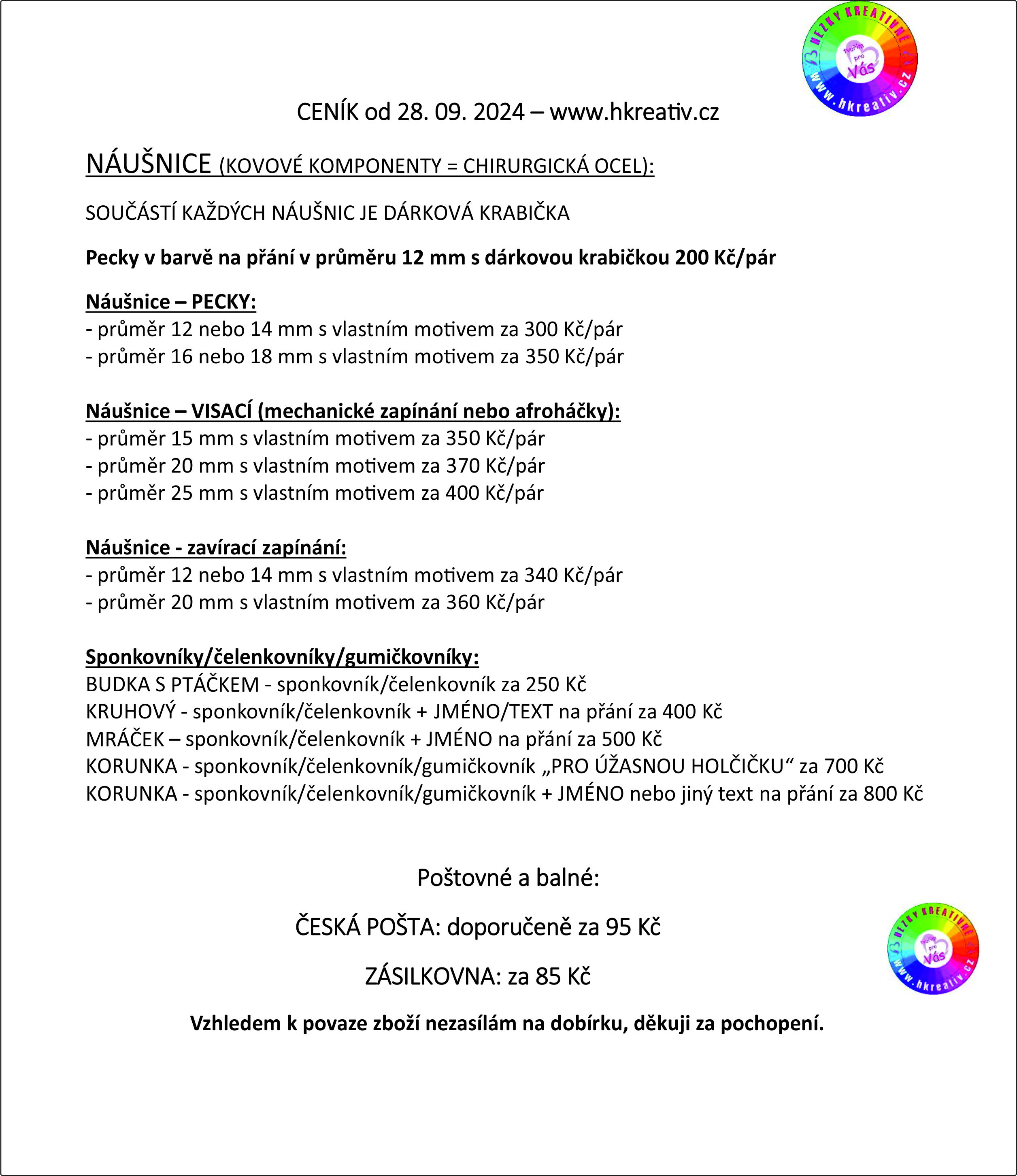 novy cenik 9-2024